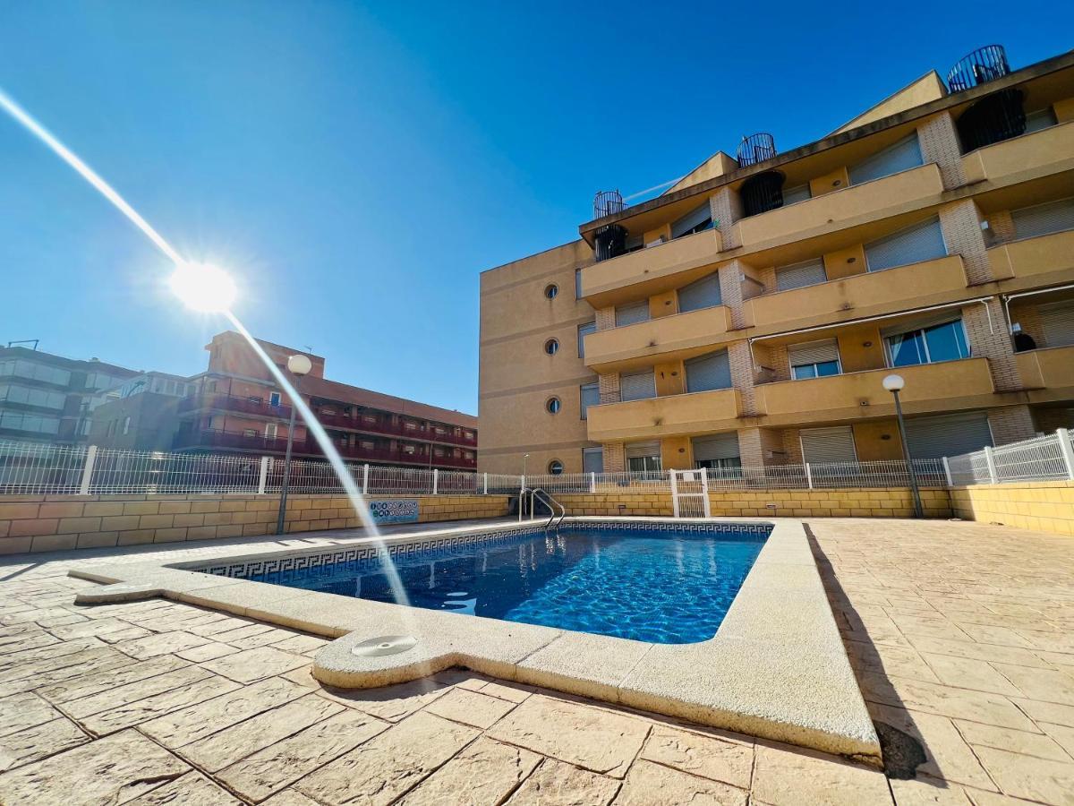Apartamento Familiar Con Piscina A Un Paso De Playa Cala Sirenas Miami Playa Kültér fotó